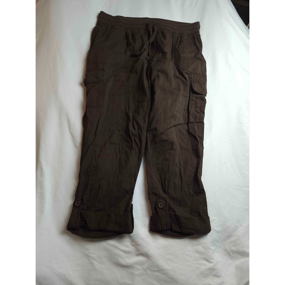 Cargo Pants Womens 16W Plus Cropped Utilitywear Normcore Outdoor Summer Gorpcore